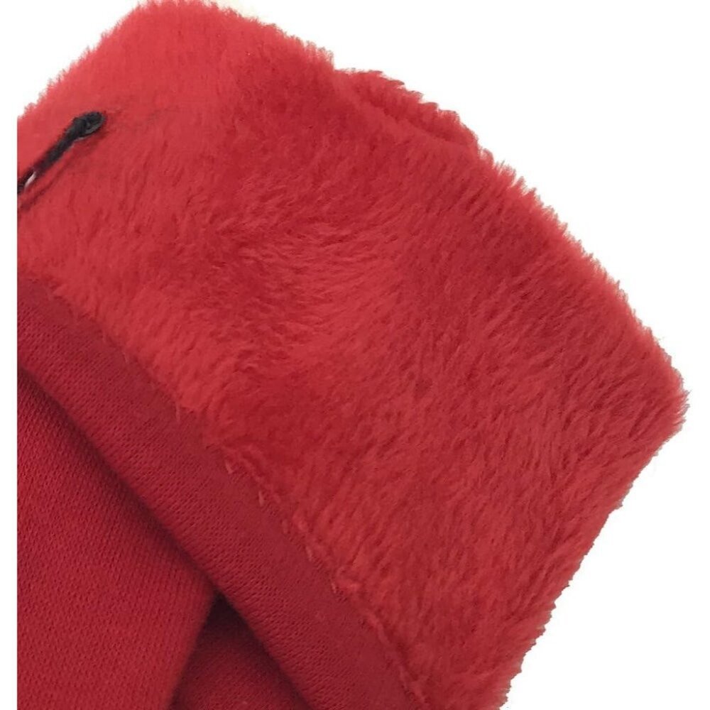 Women's Red Winter Warm Fleece Lining Gloves Driving Texting Touch Screen - Picture 7 of 7